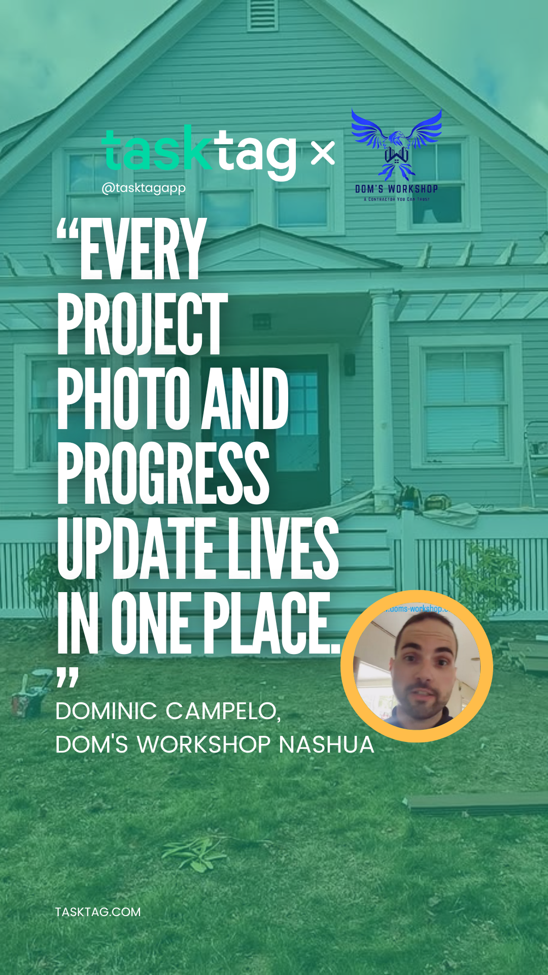 Dom's Workshop TaskTag Story